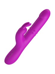 PRETTY LOVE REESE VIBRADOR CON ROTACION MORADO
