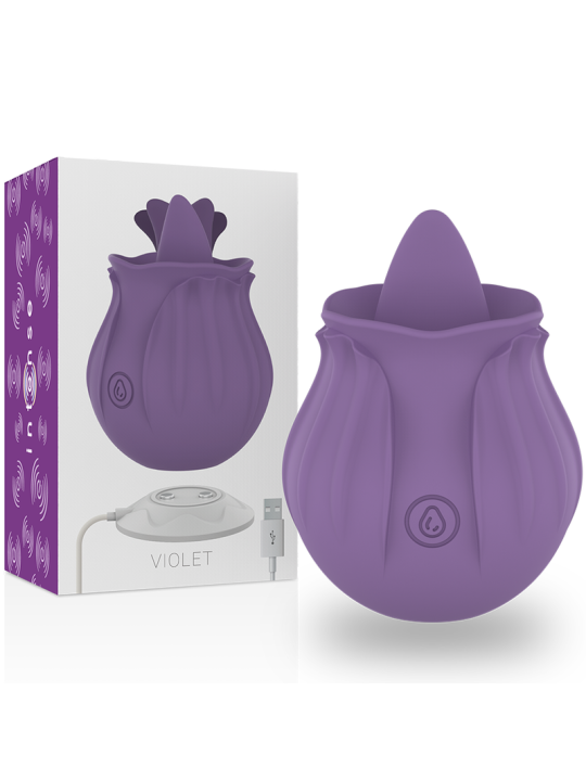 INTENSE VIOLET ESTIMULADOR LENGUA BASE MAGNETICA