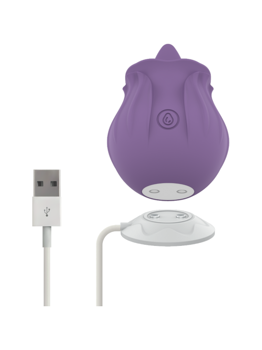 INTENSE VIOLET ESTIMULADOR LENGUA BASE MAGNETICA