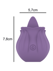 INTENSE VIOLET ESTIMULADOR LENGUA BASE MAGNETICA