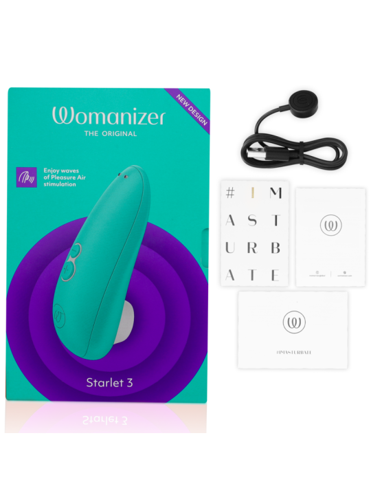 WOMANIZER STARLET 3 ESTIMULADOR CLITORIS TURQUESA