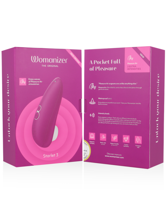 WOMANIZER STARLET 3 ESTIMULADOR CLITORIS VIOLETA