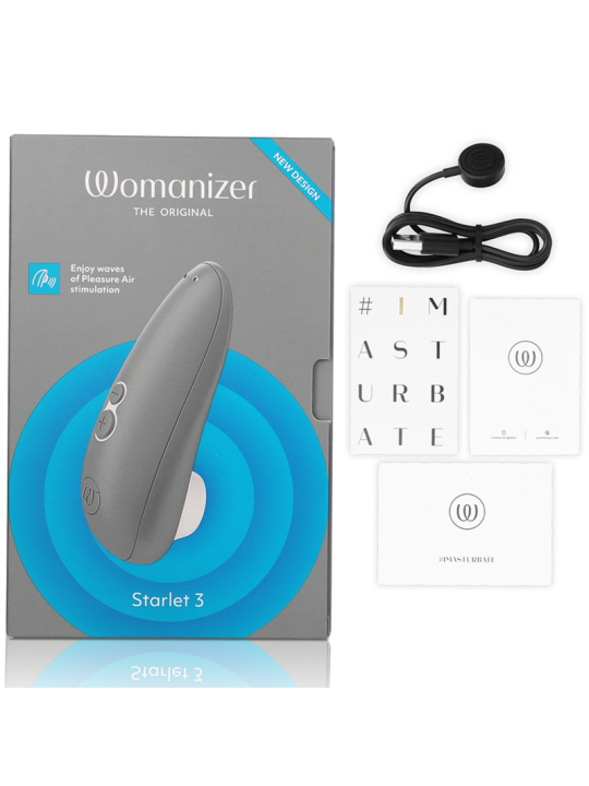 WOMANIZER STARLET 3 ESTIMULADOR CLITORIS GRIS