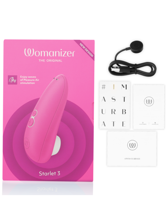 WOMANIZER STARLET 3 ESTIMULADOR CLITORIS ROSA