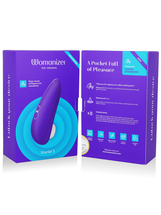 WOMANIZER STARLET 3 ESTIMULADOR CLITORIS INDIGO