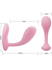 PRETTY LOVE BAIRD G SPOT 12 VIBRACIONES RECARGABLE ROSA APP