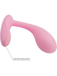 PRETTY LOVE BAIRD G SPOT 12 VIBRACIONES RECARGABLE ROSA APP