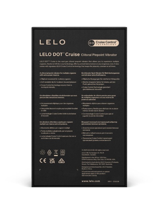 LELO DOT CRUISE ESTIMULADOR DE CLITORIS AMARILLO
