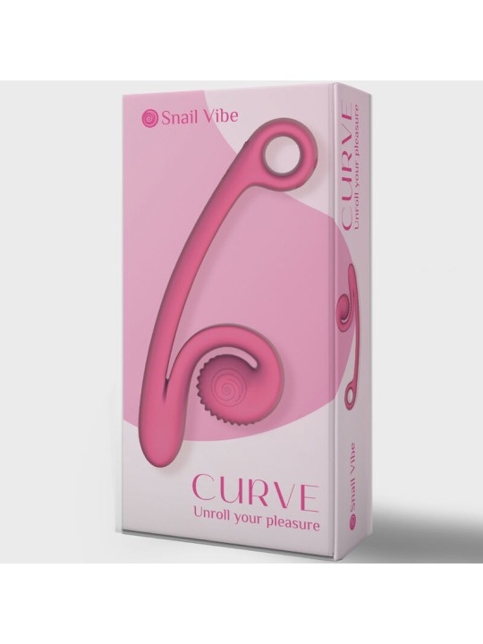 SNAIL VIBE CURVE VIBRADOR NARANJA