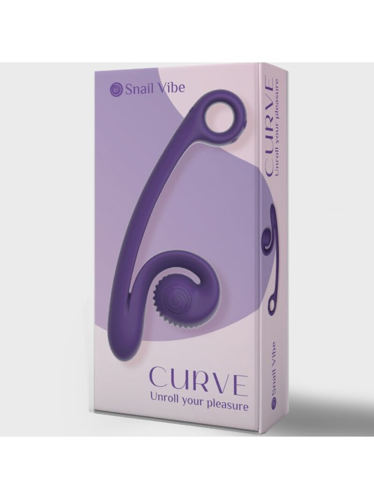 SNAIL VIBE CURVE VIBRADOR NARANJA