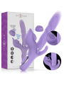 INTENSE BILLIE VIBRADOR MULTIFUNCION RECARGABLE ONDAS ESTIMULADORAS CON PULSADOR MORADO