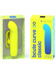 B SWISH BCUTE CURVE INFINITE CLASSIC VIBRADOR RECARGABLE SILICONA AMARILLO