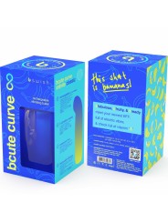 B SWISH BCUTE CURVE INFINITE CLASSIC EDICION LIMITADA VIBRADOR RECARGABLE SILICONA AZUL