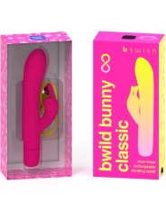 B SWISH BWILD BUNNY INFINITE CLASSIC VIBRADOR RECARGABLE SILICONA ROSA