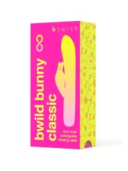 B SWISH BWILD BUNNY INFINITE CLASSIC VIBRADOR RECARGABLE SILICONA ROSA