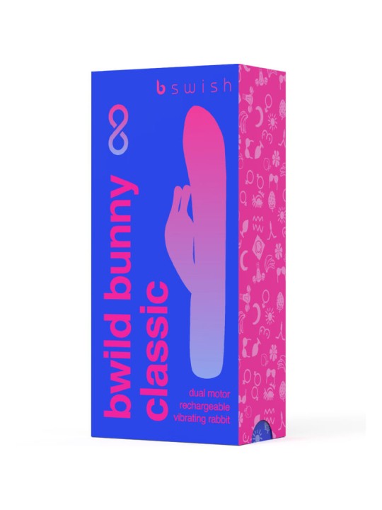 B SWISH BWILD BUNNY INFINITE CLASSIC VIBRADOR RECARGABLE SILICONA AZUL