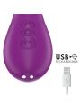 INTENSE APOLO VIBRADOR MULTIFUNCION RECARGABLE 7 VIBRACIONES CON LENGUA OSCILANTE MORADO