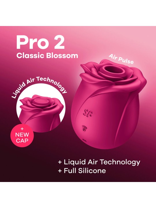 SATISFYER AIR PULSE PRO 2 CLASSIC BLOSSOM VIBRADOR