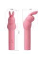 PRETTY LOVE VIBRADOR DE SILICONA CONEJO ROSA GERARDO