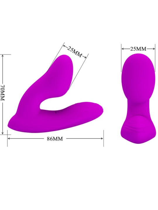 PRETTY LOVE MELVIN MASAJEADOR CLITORIS CON CONTROL REMOTO