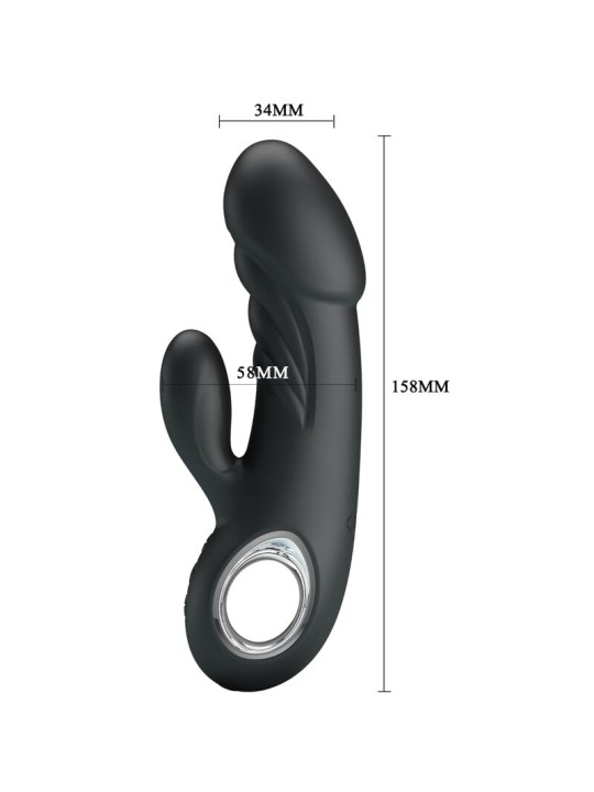 PRETTY LOVE ANSEL VIBRADOR ESTIMULADOR PUNTO G Y CLITORIS