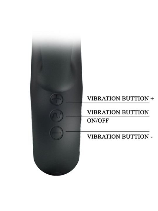 PRETTY LOVE ANSEL VIBRADOR ESTIMULADOR PUNTO G Y CLITORIS