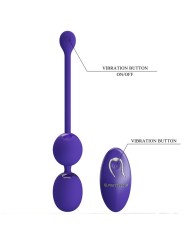 PRETTY LOVE WILLIE YOUTH BOLAS CONTROL REMOTO VIBRACION VIOLETA