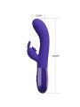 PRETTY LOVE CERBERUS YOUTH VIBRADOR RABBIT VIOLETA