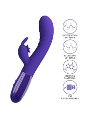 PRETTY LOVE CERBERUS YOUTH VIBRADOR RABBIT VIOLETA