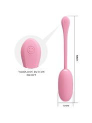PRETTY LOVE DOREEN HUEVO VIBRADOR RECARGABLE ROSA