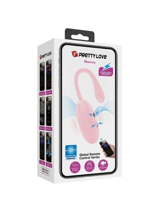 PRETTY LOVE DOREEN HUEVO VIBRADOR RECARGABLE ROSA