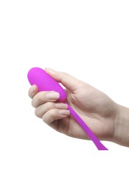 PRETTY LOVE JULIUS HUEVO VIBRADOR IMPERMEBLE RECARGABLE MORADO