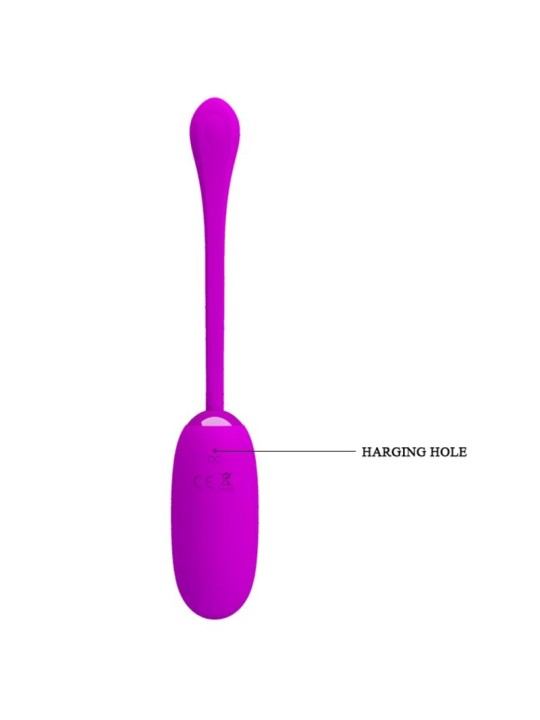 PRETTY LOVE JULIUS HUEVO VIBRADOR IMPERMEBLE RECARGABLE MORADO