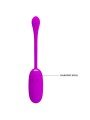 PRETTY LOVE JULIUS HUEVO VIBRADOR IMPERMEBLE RECARGABLE MORADO