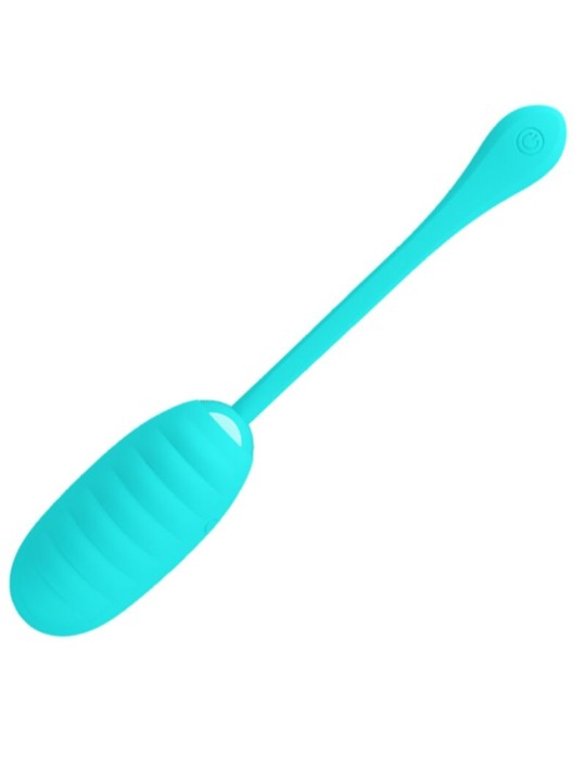 PRETTY LOVE KIRK HUEVO VIBRADOR RECARGABLE VERDE CLARO