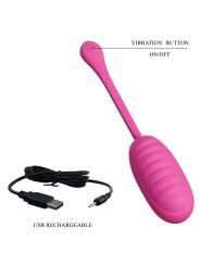 PRETTY LOVE CATALINA HUEVO VIBRADOR RECARGABLE ROSA