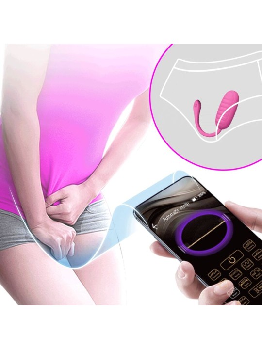 PRETTY LOVE CATALINA HUEVO VIBRADOR RECARGABLE ROSA