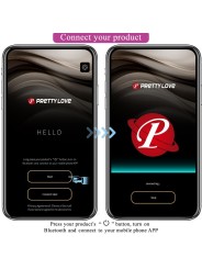 PRETTY LOVE CATALINA HUEVO VIBRADOR RECARGABLE ROSA