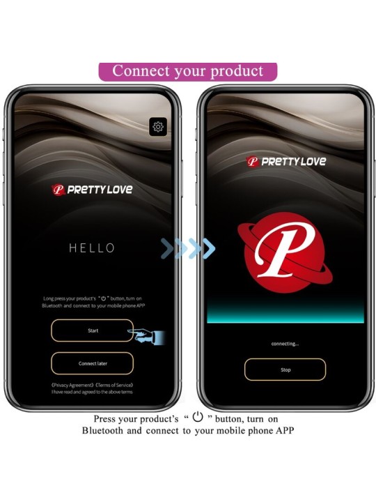 PRETTY LOVE CATALINA HUEVO VIBRADOR RECARGABLE ROSA