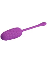 PRETTY LOVE HUEVO VIBRADOR CON TEXTURA MARINA RECARGABLE MORADO