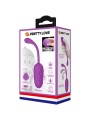 PRETTY LOVE HUEVO VIBRADOR CON TEXTURA MARINA RECARGABLE MORADO
