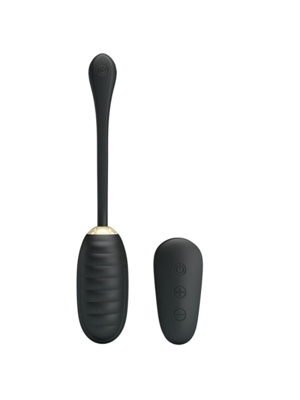 PRETTY LOVE DOREEN HUEVO VIBRADOR DE LUJO RECARGABLE NEGRO CONTROL REMOTO