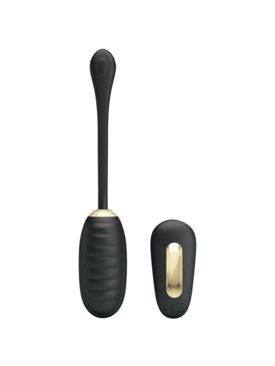 PRETTY LOVE DOREEN HUEVO VIBRADOR DE LUJO RECARGABLE NEGRO CONTROL REMOTO