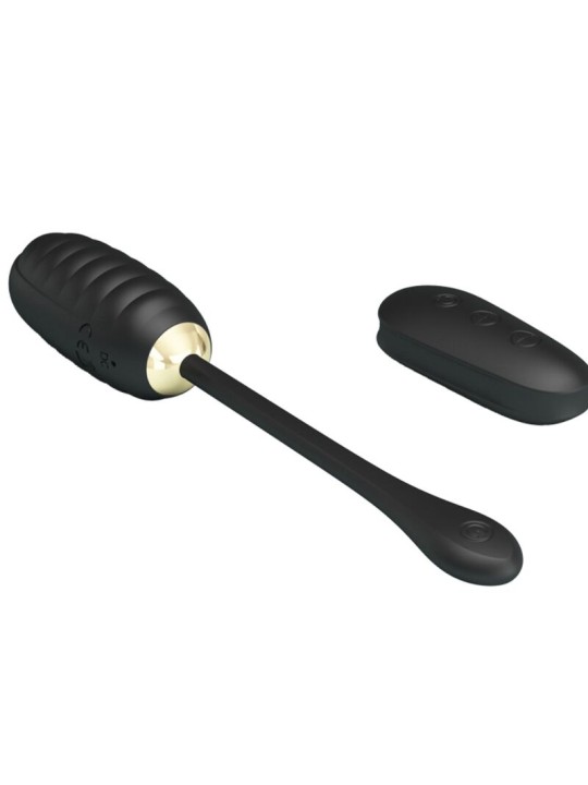 PRETTY LOVE DOREEN HUEVO VIBRADOR DE LUJO RECARGABLE NEGRO CONTROL REMOTO
