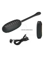 PRETTY LOVE DOREEN HUEVO VIBRADOR DE LUJO RECARGABLE NEGRO CONTROL REMOTO