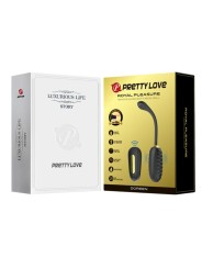 PRETTY LOVE DOREEN HUEVO VIBRADOR DE LUJO RECARGABLE NEGRO CONTROL REMOTO