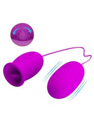 PRETTY LOVE DAISY HUEVO DUAL VIBRADOR RECARGABLE MORADO