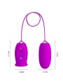 PRETTY LOVE DAISY HUEVO DUAL VIBRADOR RECARGABLE MORADO PRETTY LOVE DAISY HUEVO DUAL VIBRADOR RECARGABLE MORADO