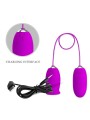 PRETTY LOVE DAISY HUEVO DUAL VIBRADOR RECARGABLE MORADO PRETTY LOVE DAISY HUEVO DUAL VIBRADOR RECARGABLE MORADO