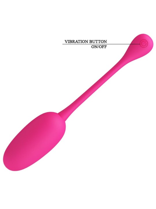 PRETTY LOVE KNUCKER HUEVO VIBRADOR RECARGABLE ROSA